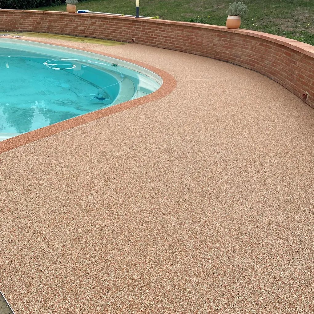 Moqueta Piscina Terracota