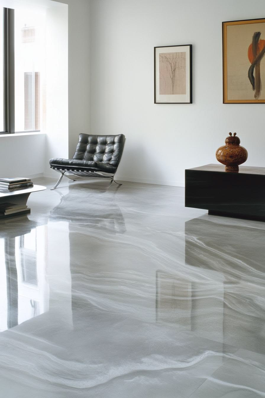 Acabado Enhancer · Diseño Multitono · suelo de resina epoxi